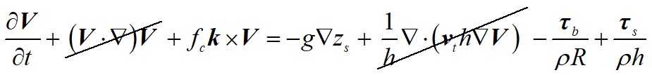 Equazioni utilizzate per la simulazione 2D